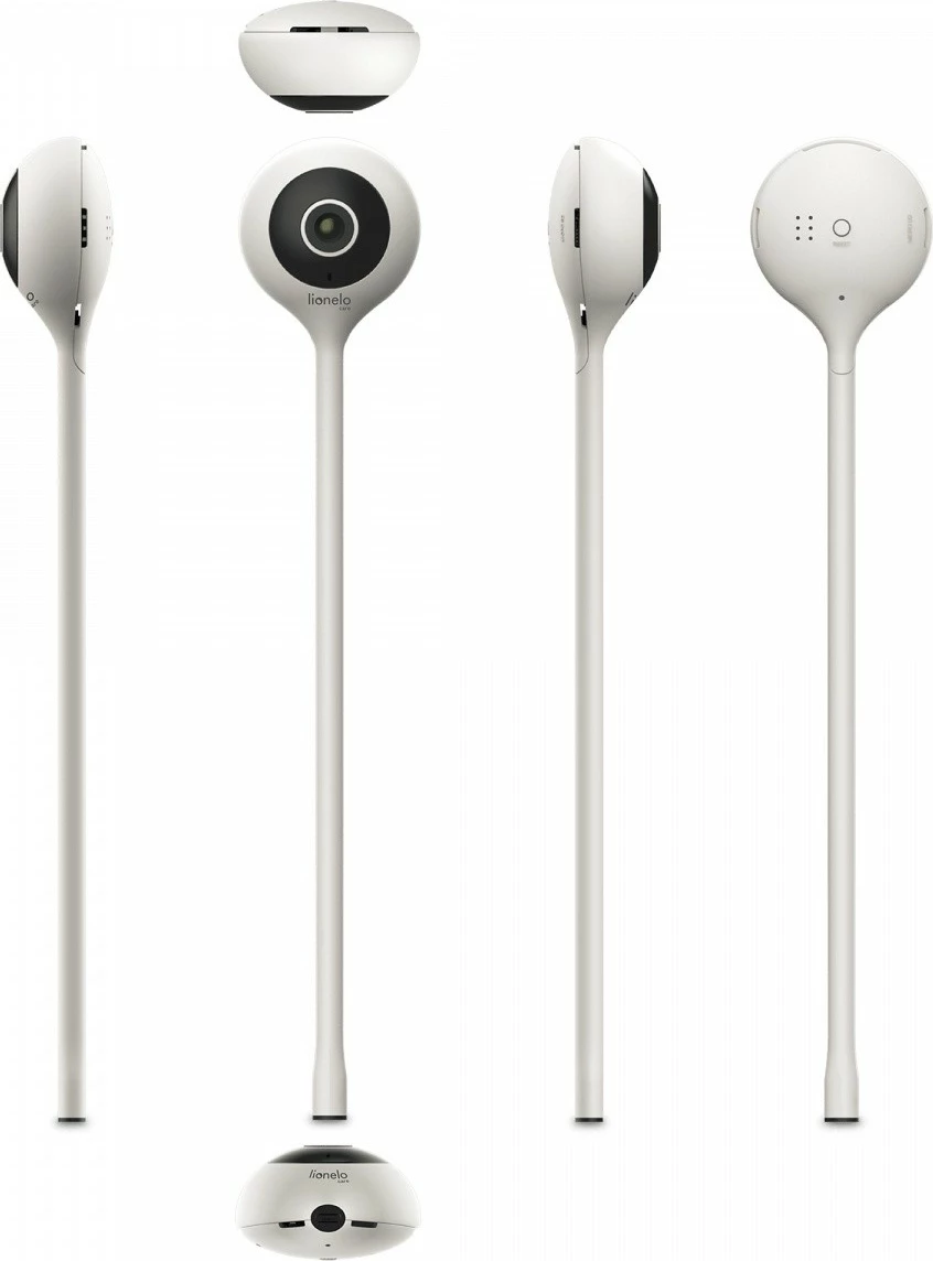 Elektronski monitor za dojenčke, Lionelo Babyline Smart, kamera, WiFi, rjavo/bel