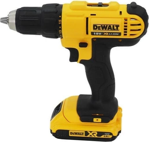 Vrtalnik/izvijač DeWalt DCD771D2-QW, 18 V, 2x bateriji 2 Ah, rumeno/črn