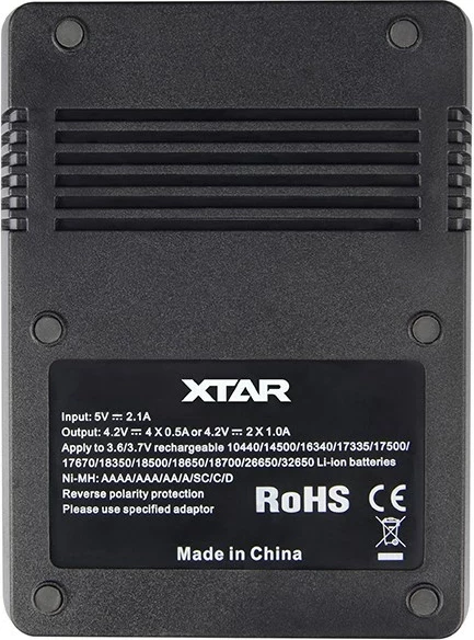 Baterije za domačo uporabo XTAR VC4, USB