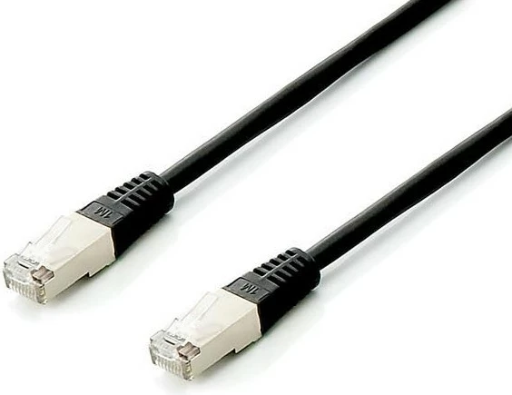 Kabel za omrežje Cat6a S/FTP, 2 m, 10 kosov, črn - EQUIP