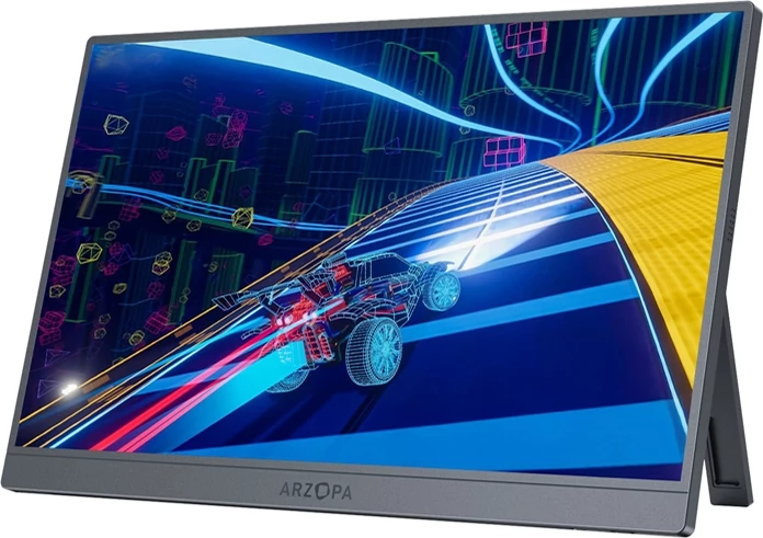 Prenosni monitor Arzopa Z1FC, 16,1", 144 Hz, Full HD, srebrno-siv