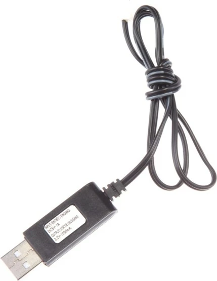 USB kabel za polnjenje LiFePo4 3.2V, Carrera, črn