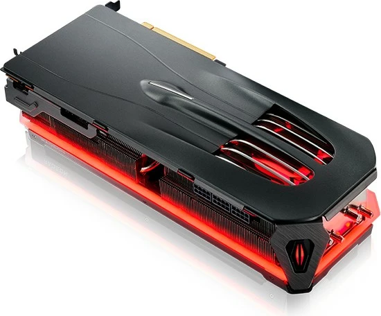 Zadnja plošča za PowerColor RX 7900 Red Devil, plastika, črna