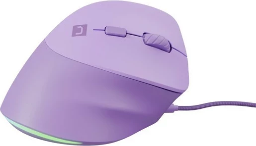 Vertikalni miška Natec Crake 2 Pro, 12800 DPI, 6 tipk, vijolična