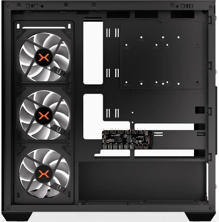 Računalniško ohišje KRUX EXO KRXD004, črno