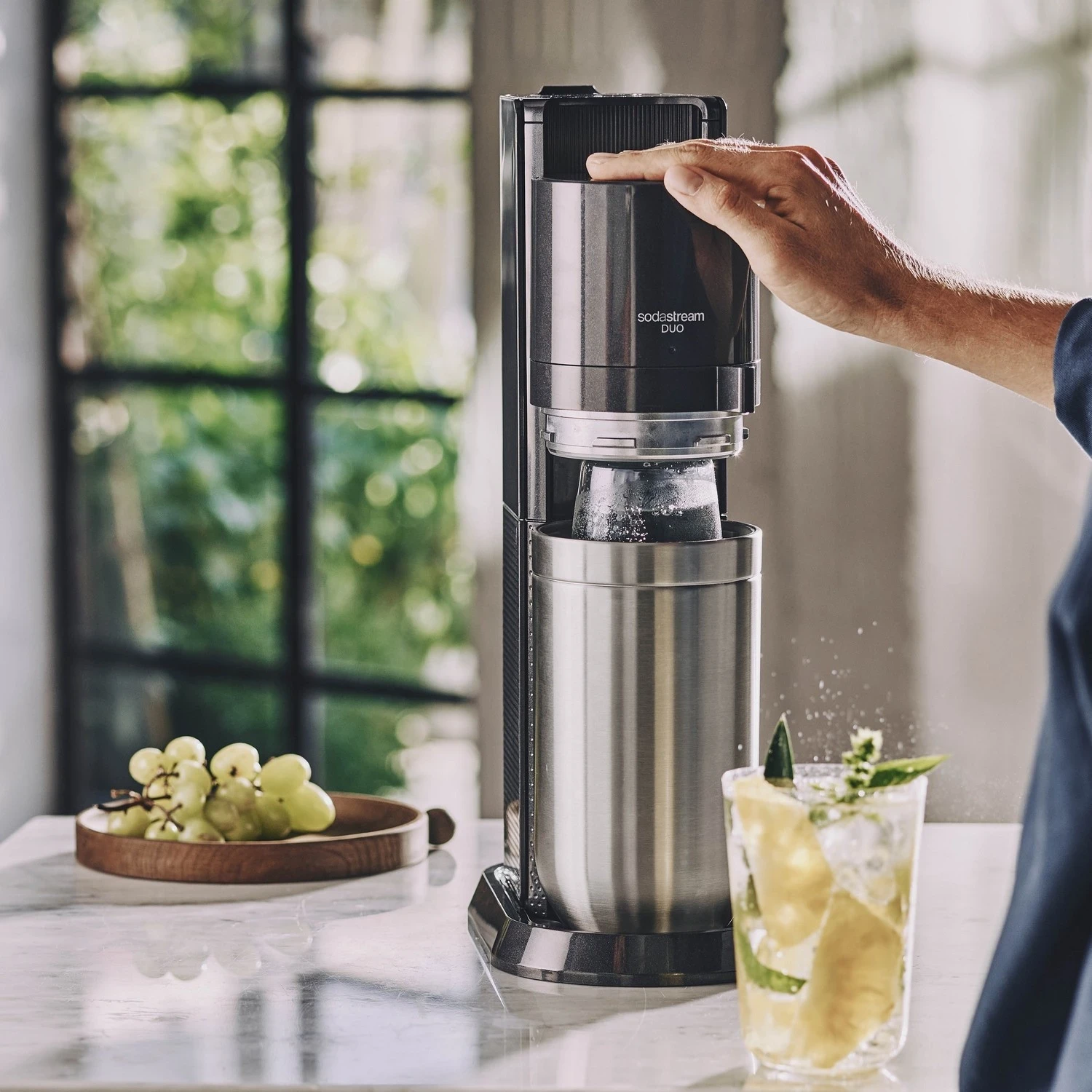 Sistem za karboniranje SodaStream Duo, črn