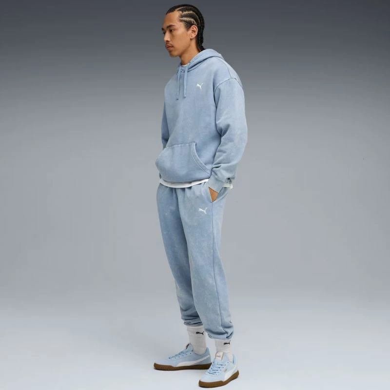 Pulover z kapuco za moške, Puma, moder
