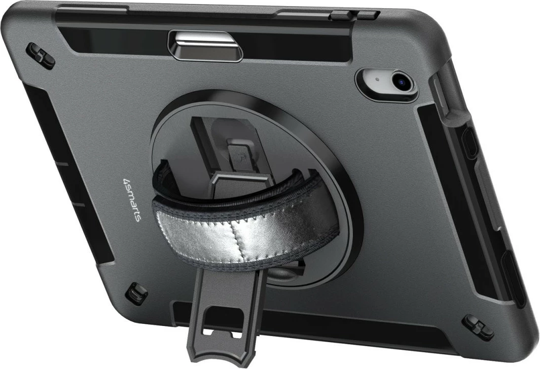Zaščitni ovoj 4smarts Rugged Case Grip, Apple iPad 10.9 10. gen. (2022), črn