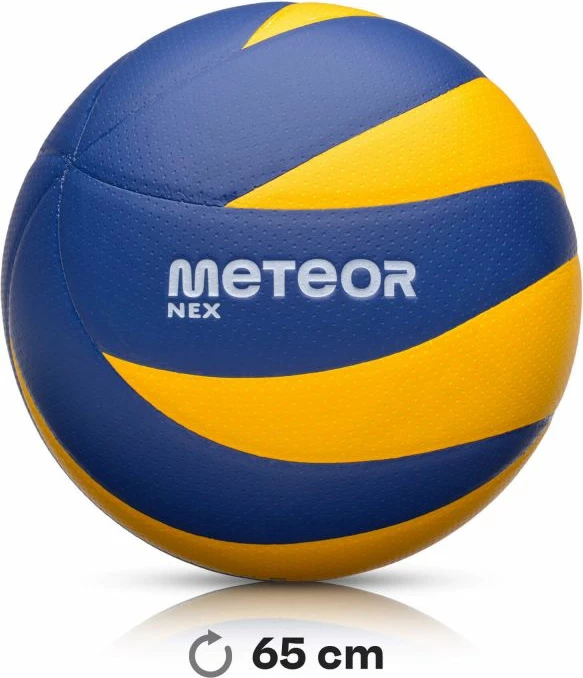 Volejbalna žoga Meteor za moške/ženske, modro-rumena