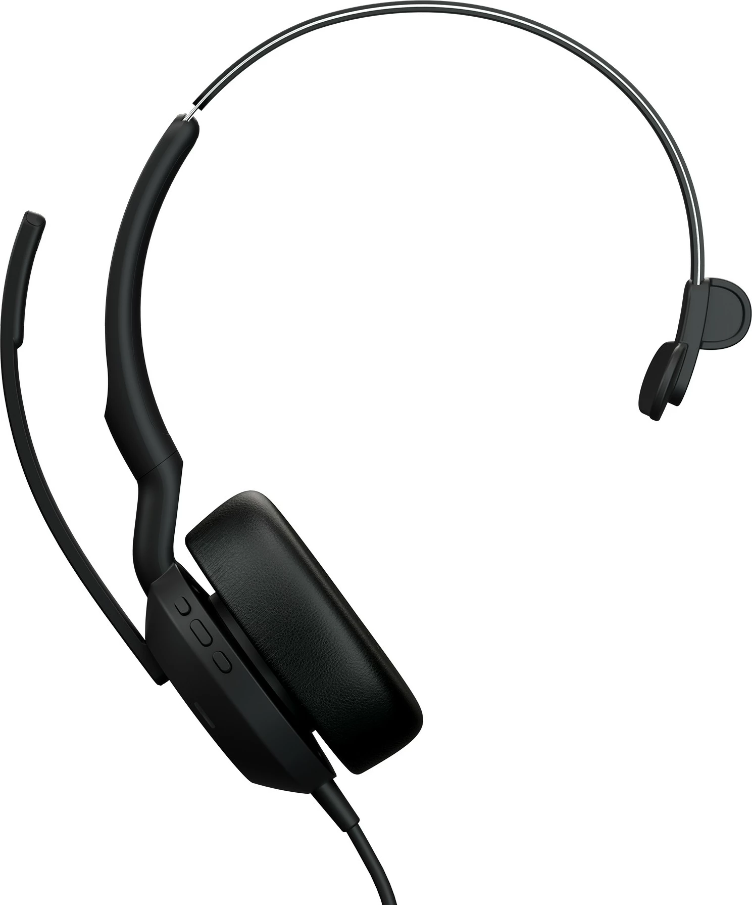 Slušalke z mikrofonom Jabra Evolve2 50, USB-C UC Mono, žične, pisarna/klicni center, 20 - 20000 Hz, 99 g, črne
