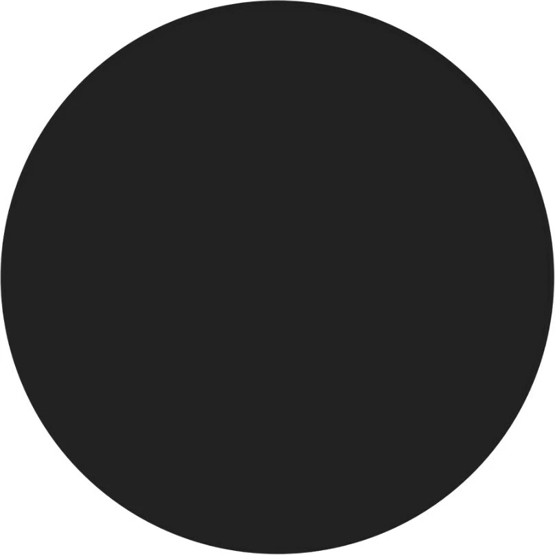 Okrogla preproga za stol Huzaro FloorMat 7.0, 1200 mm, gumijasta, črna