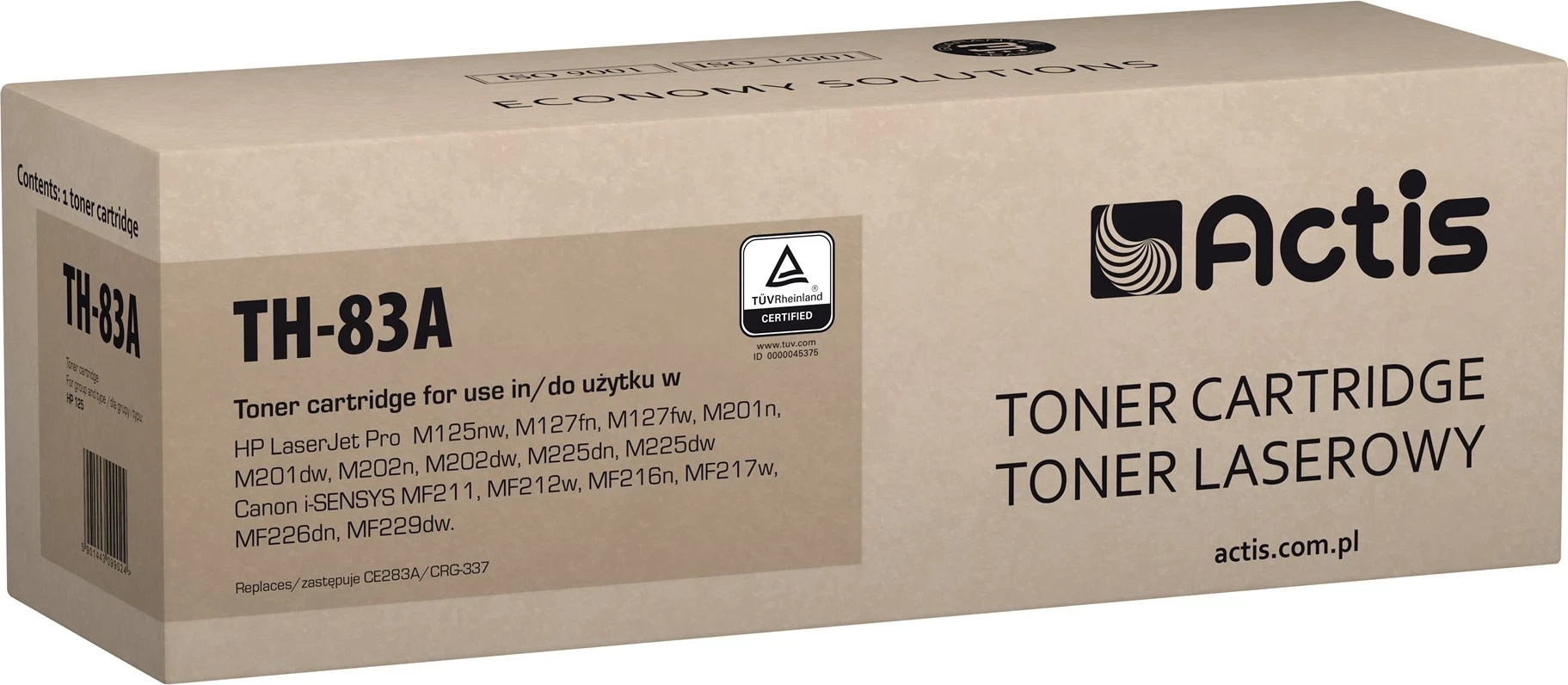 Toner zamenljiv Actis za tiskalnik HP, standarden, 1500 listov
