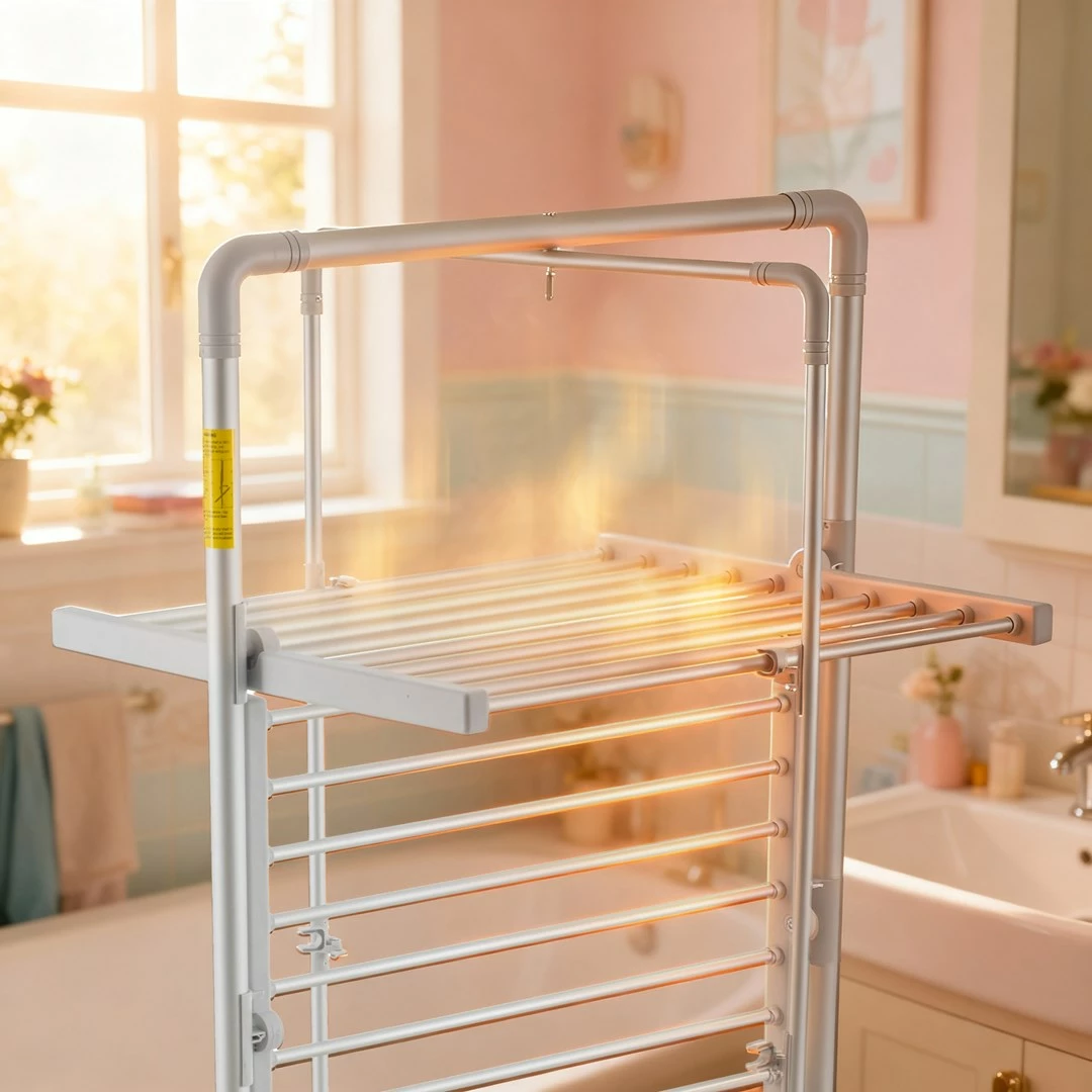 Električna sušilnica perila Adler AD 7829, zložljiva, bela