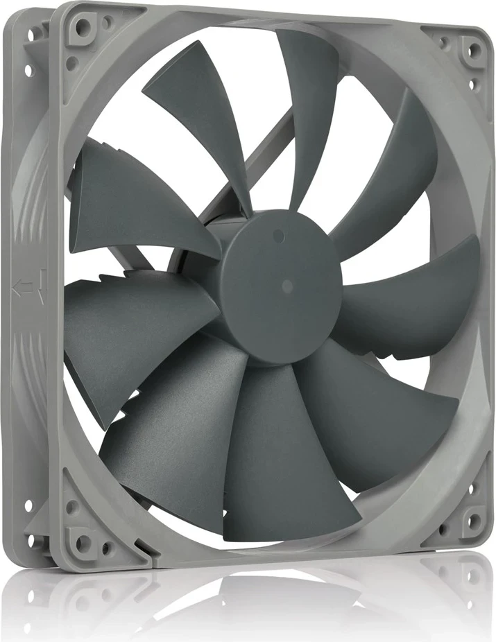 Hladilni ventilator 14 cm Noctua NF-P14S REDUX-1200 PWM, sivi