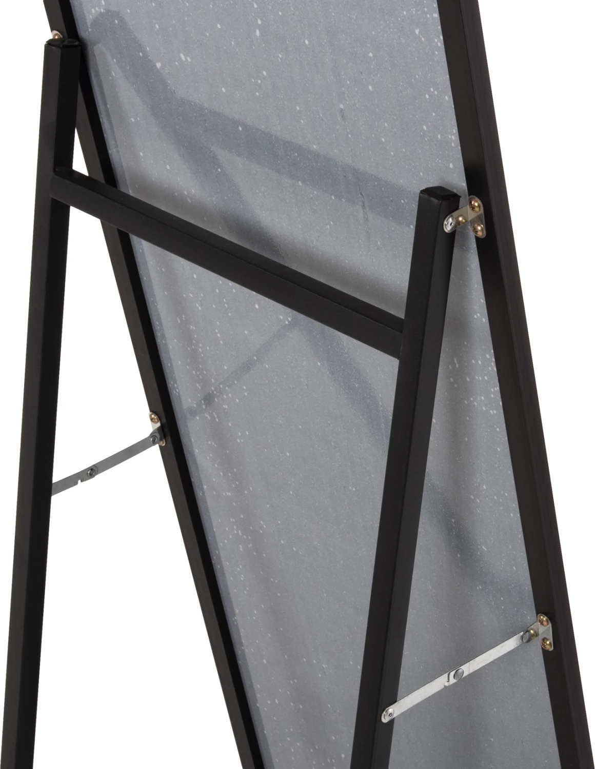 Talno stoječe ogledalo JOELY FH9578.01 aluminijast okvir v črni barvi 40x31x160Hcm