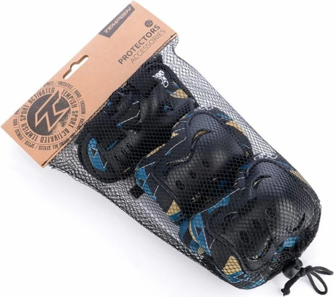 Zaščitni set za otroke Tempish, bel in črn