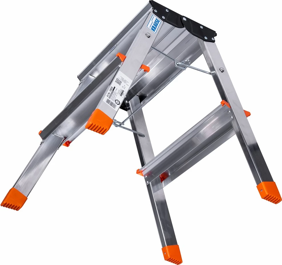 Zložljive stopnice Treppy, Krause, srebrne