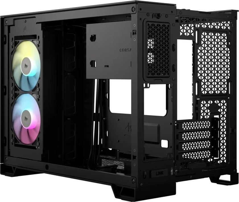 Računalniško ohišje Corsair 2500X RGB Midi Tower mATX, črno