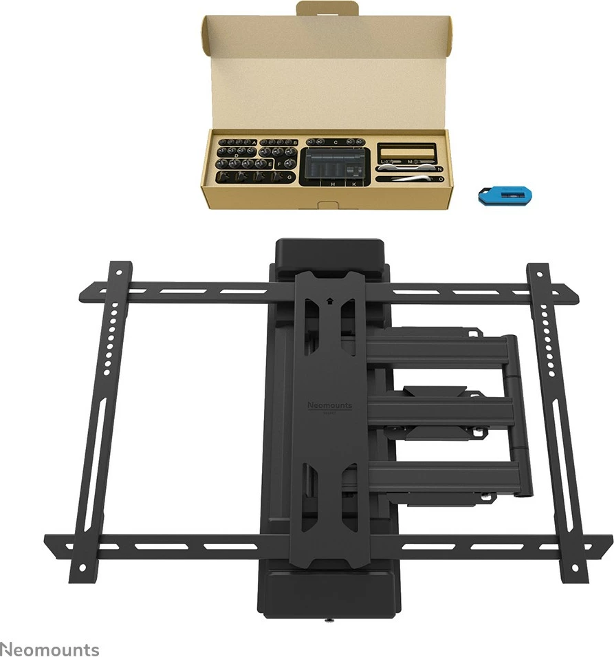 Nosilec za stolp TV Newstar WL40S-910BL16, popoln gibljiv, 40–70", VESA 200x100–600x400, črn