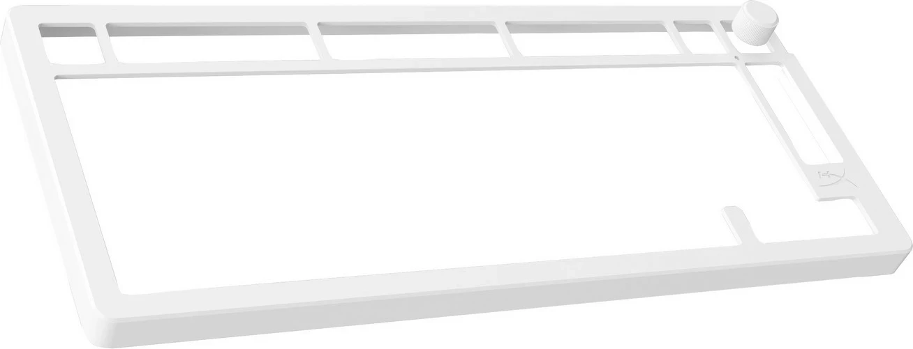 Zgornja plošča tipkovnice HyperX Alloy Rise 75, alumin, bela