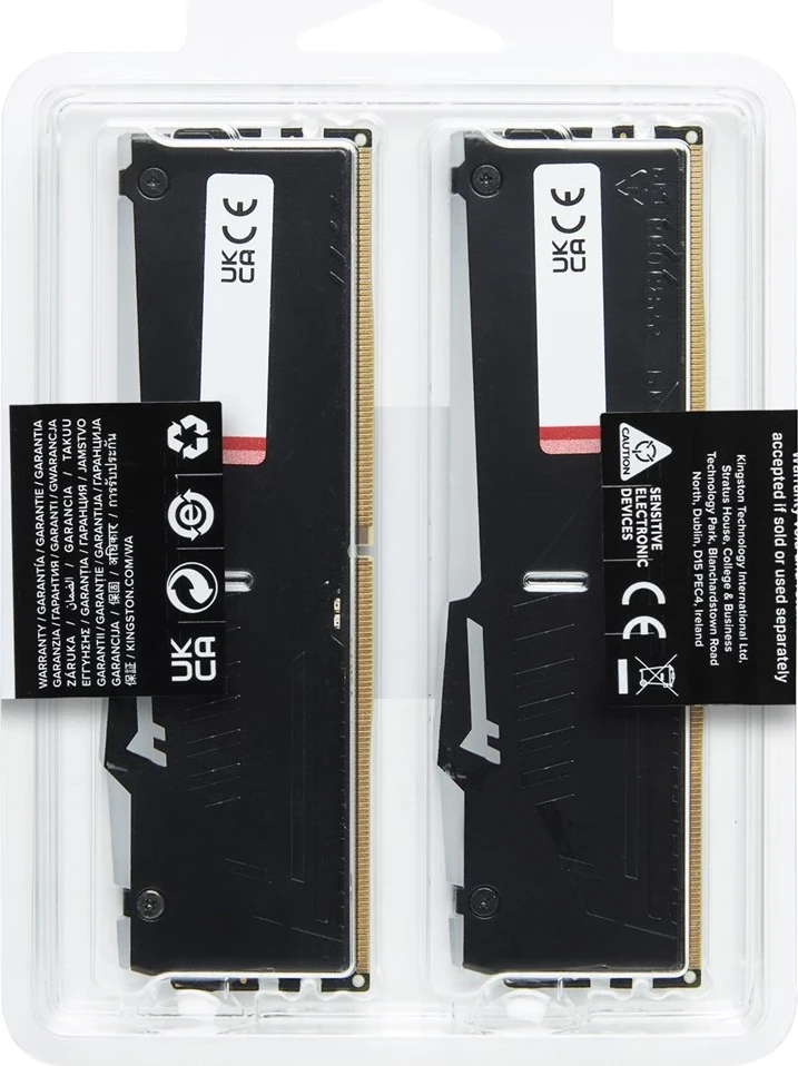 RAM pomnilnik Kingston FURY 32GB 5200MT/s DDR5 CL40 DIMM (komplet 2) Beast RGB