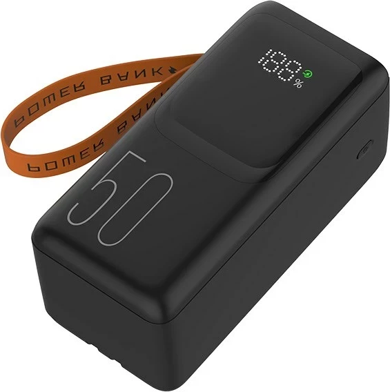 Power bank Tracer VOUGE-5, 50.000 mAh, LCD zaslon, črn