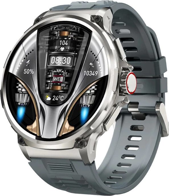 Pametna ura 1,85-palčna Colmi V69, Bluetooth, IP68, srebrna