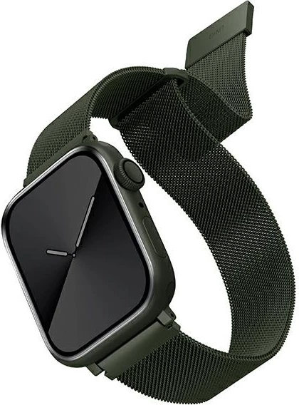Trak iz nerjavnega jekla UNIQ Dante za Apple Watch, 38/40/41 mm, zelen