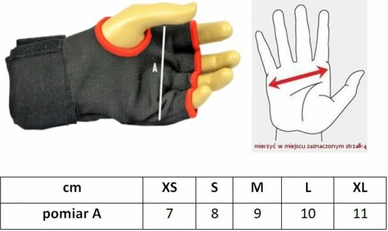 Bandáže za boks z gelom Masters, za moške in ženske