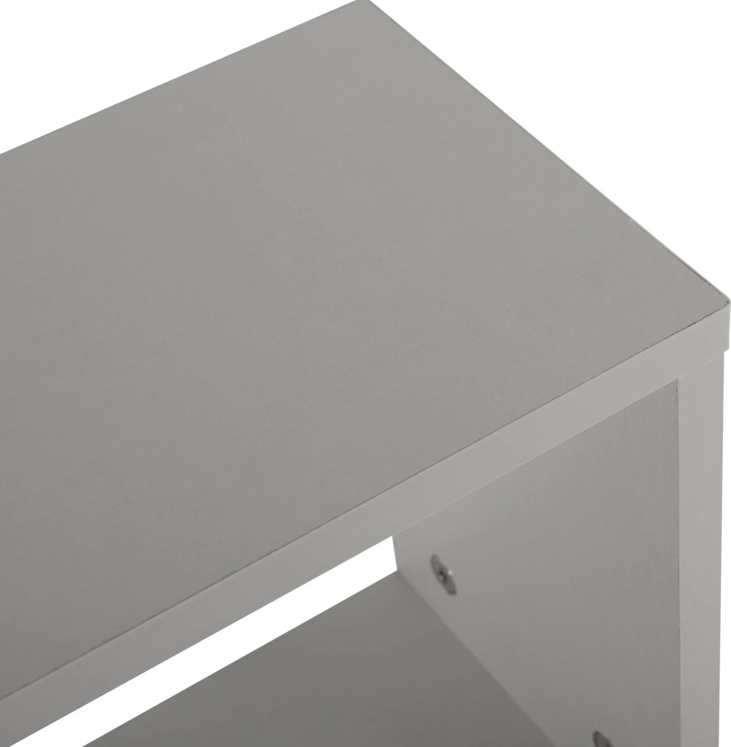 Stranska miza FH8956.13 z odlagalnimi prostori AMABELLA melamin bela 45x17x52H cm