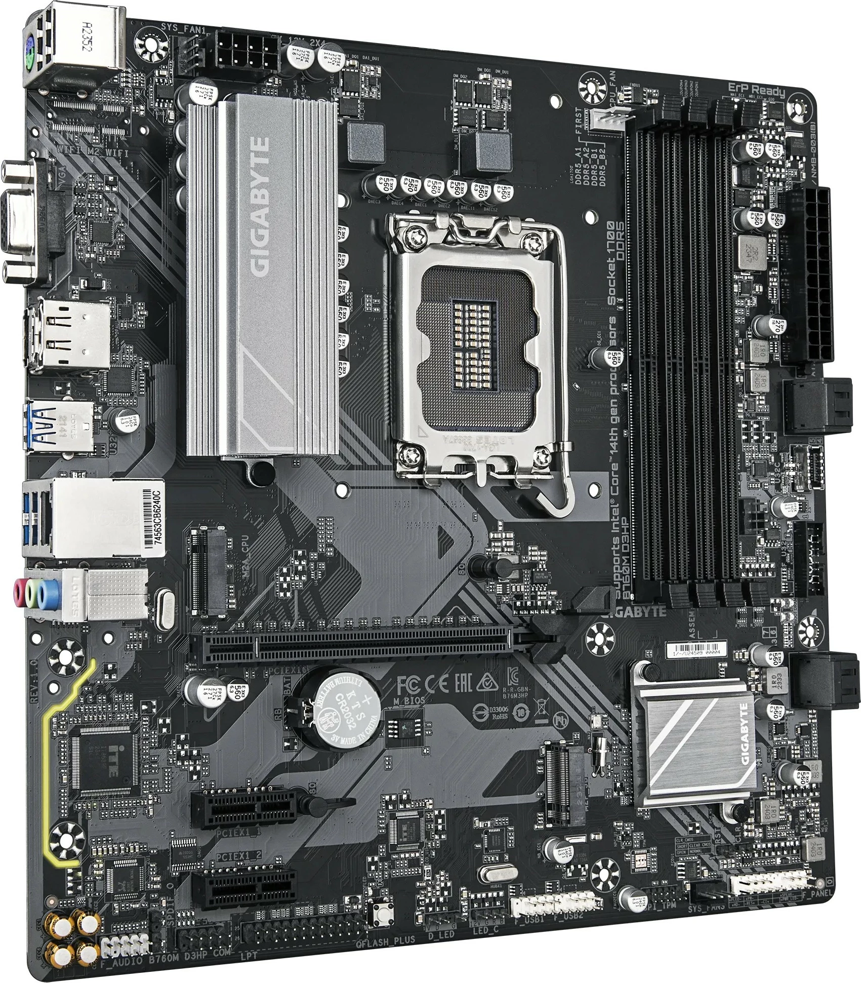 Matična plošča Gigabyte GA-B760M D3HP, Socket 1700, micro ATX