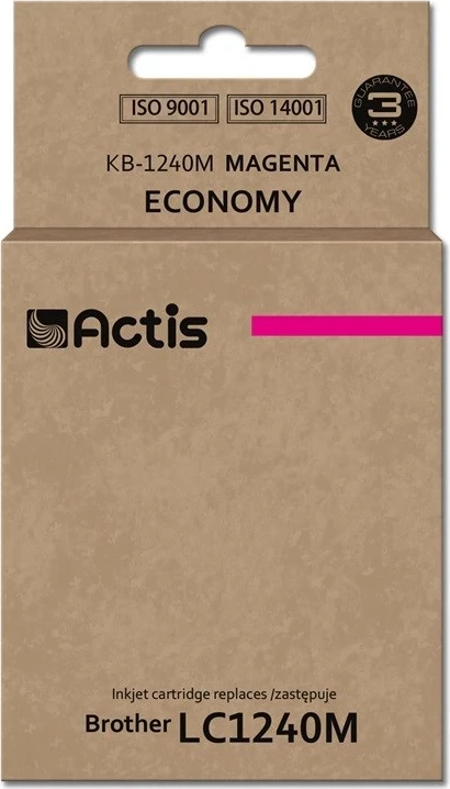 Nadomestna magenta barva Actis KB-1240M za Brother LC1240M/LC1220M, 19 ml