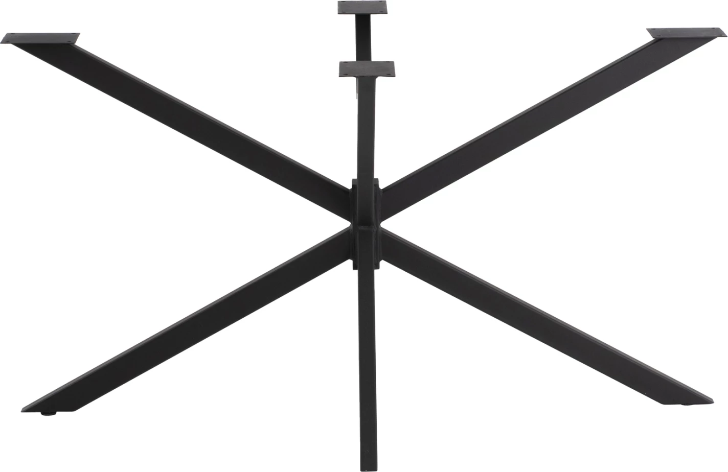 Osnova za mizo FH5917 črna kovina dvojna križna razporeditev 130x72x71,5H cm