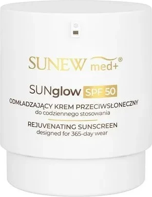 Krema za sončenje za ženske, revitalizirajoča proti staranju SunewMed+ SUNglow SPF50, 80 ml