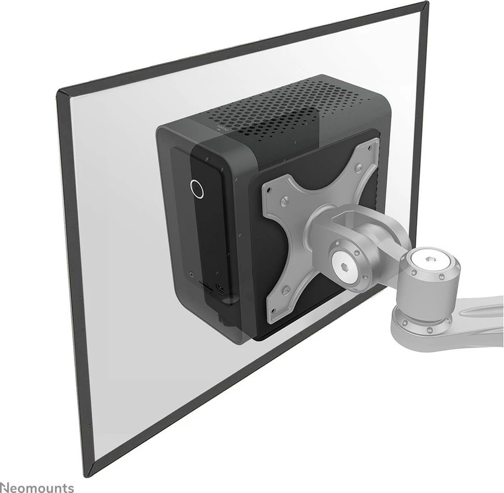 Nosilec za mini PC Neomounts THINCLIENT-20, univerzalen, 7 kg, jeklo, črno
