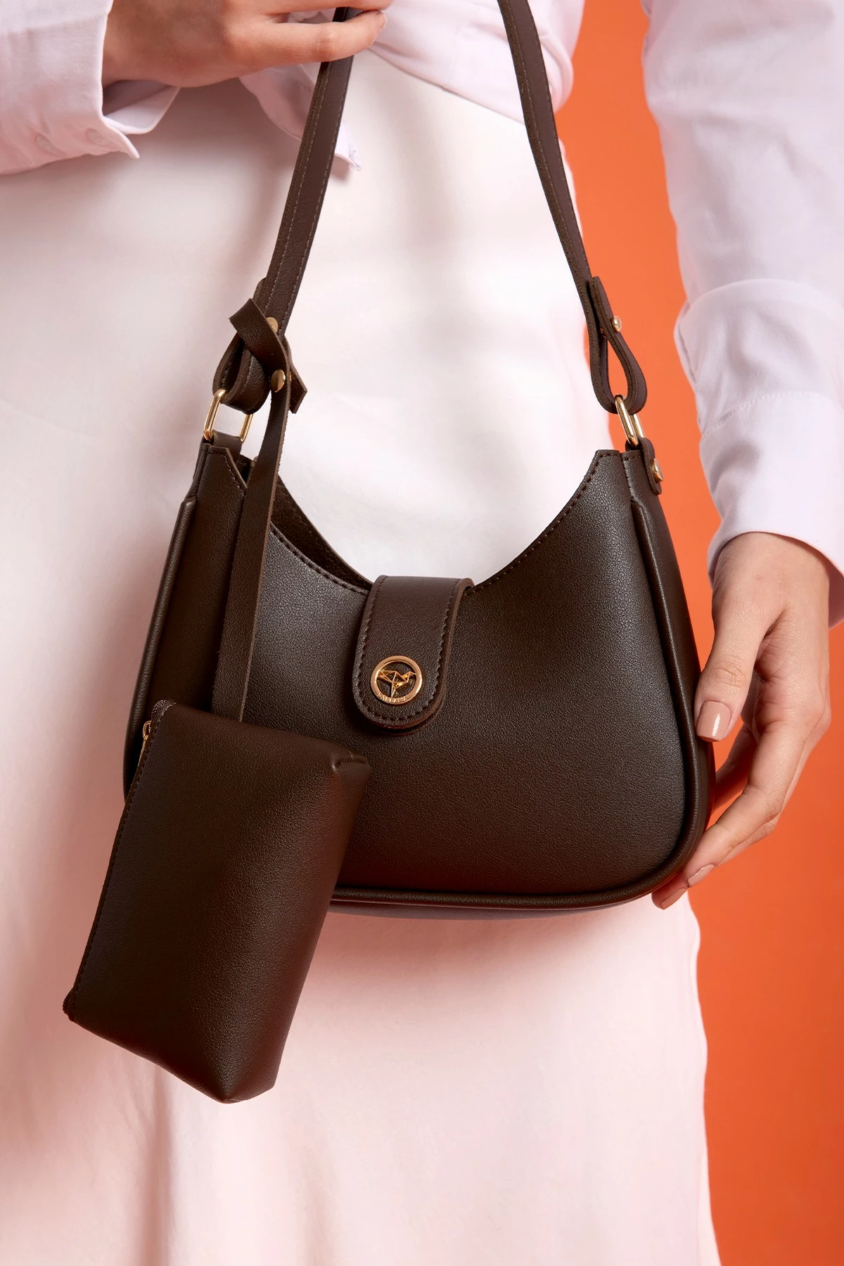 Torba za roko Larissa, Zoozie Bags, rjava