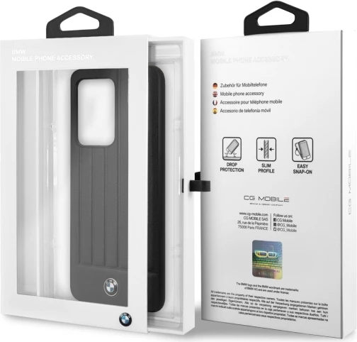 Ovitek za Samsung Galaxy S20 Ultra Signature, črn — BMW BMHCS69POCBK