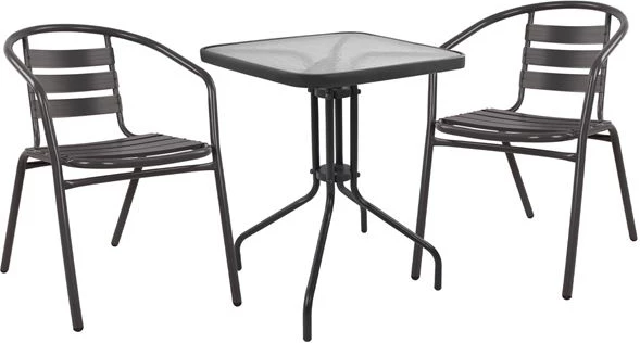 Set 3 kosov s Tabelo Figo 60x60x72 & Stoli Laura Siva Barva FH10468