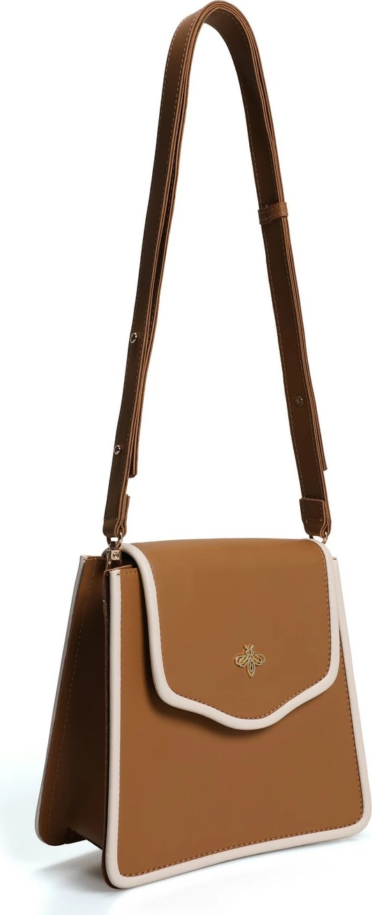 Torbica za ramo Lucky Bees 1248, camel-krem