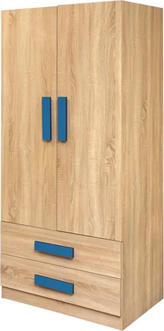 Garderobna omara 2 vrata igralnica Sonama-Modra FH335+FH336.01 80X50X180cm