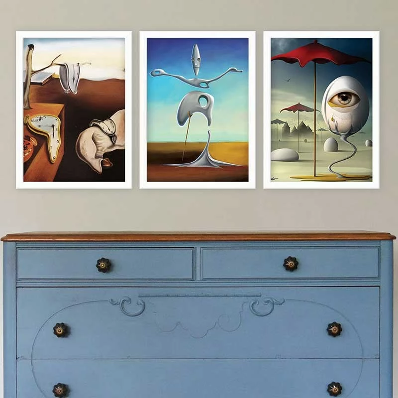 Dekorativna slika z okvirjem (3-delna), Wallity, 3BC_UN65686_5575