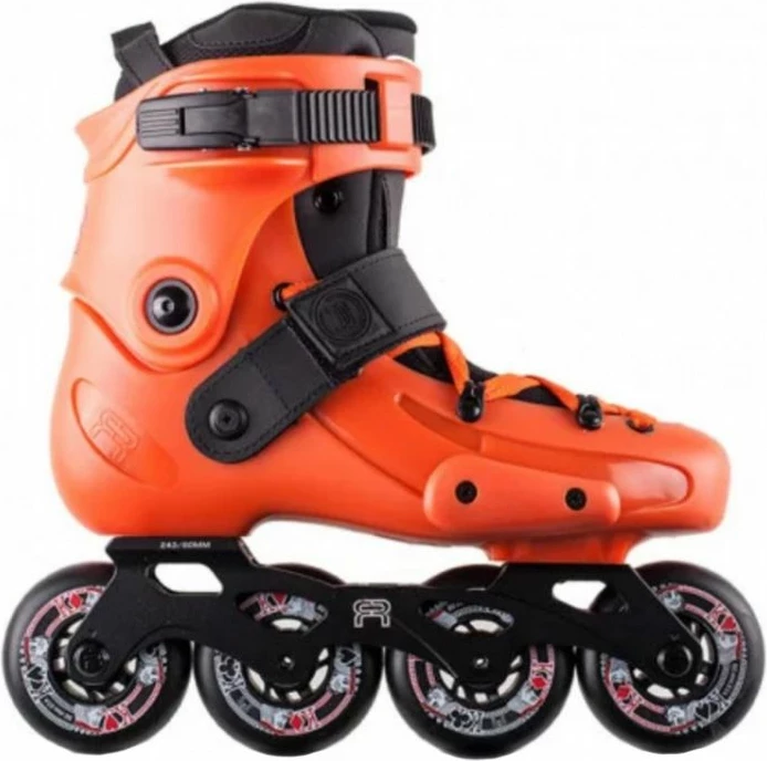 Freestyle rolerji SEBA FRX 80 za moške, ženske in otroke, črno-oranžni