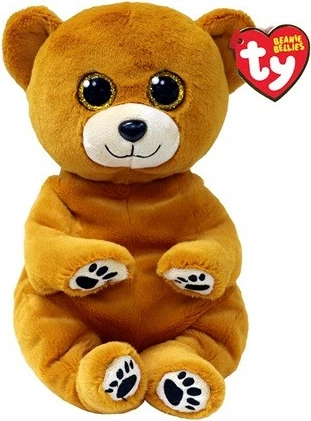 Plišast medved, TY 43206, 24 cm, rjav