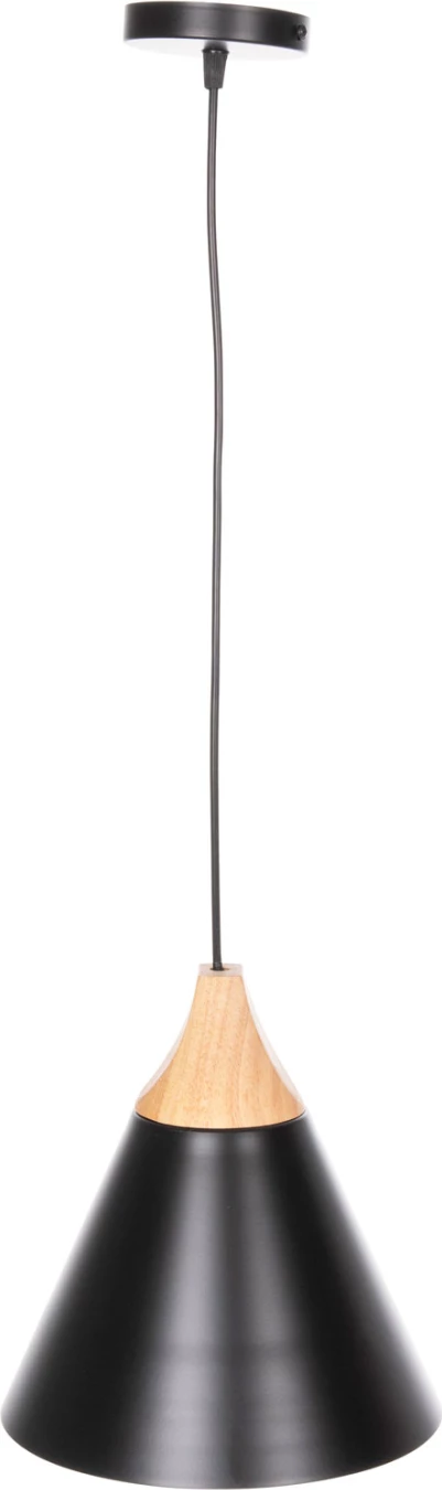 Stropna viseča svetilka FH4143 črna kovinska kapica Φ25x125Hcm