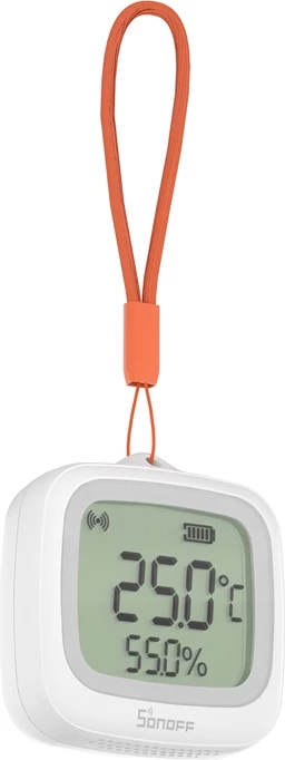 Senzor za temperaturo in vlažnost Sonoff SNZB-02WD, ZigBee, LCD, bel