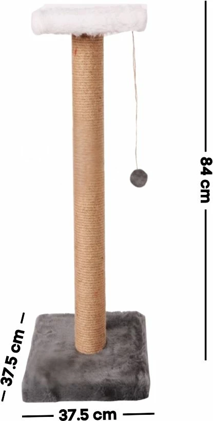 Praskalna deska za mačko, Paws & Whiskers, Barco, antracit/bež/bela