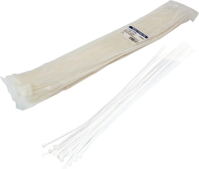 Lepilni trak za kable Logilink, 0,5 m, bel