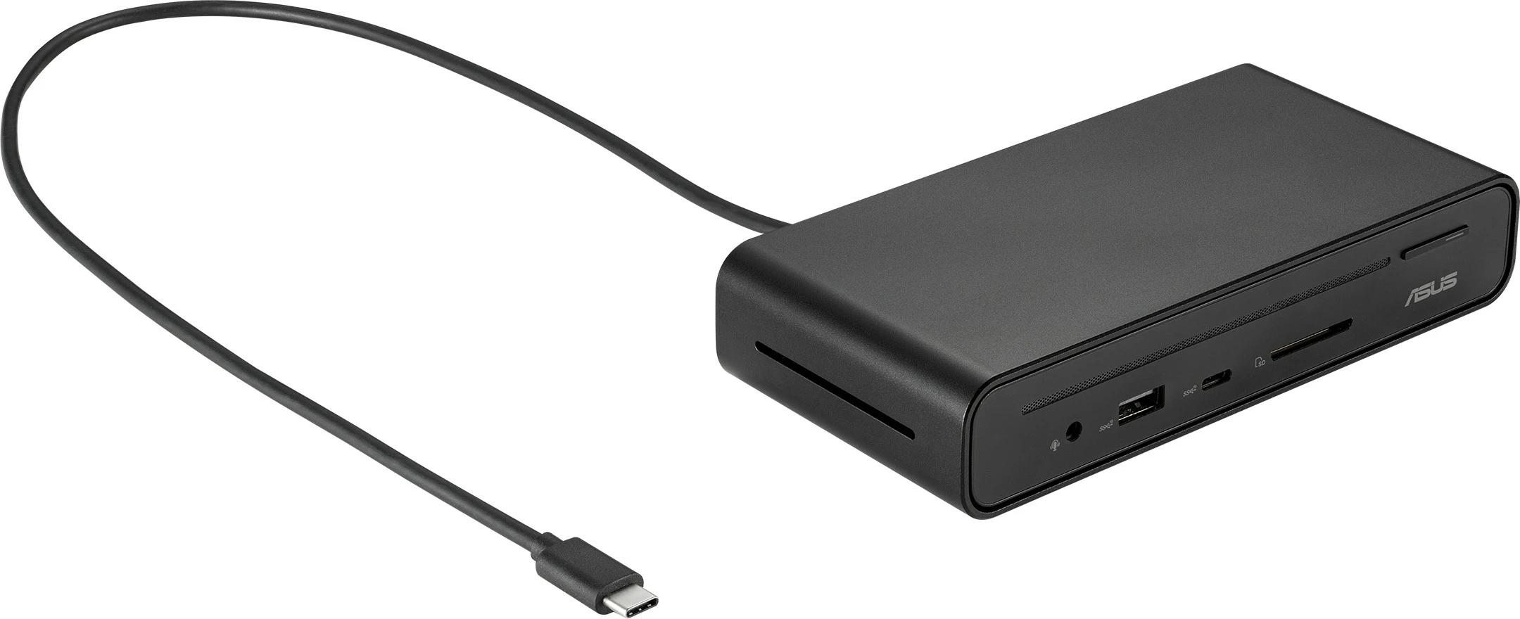 Dock za USB-C ASUS DC300, 3 video vhodi, 150 W, črn