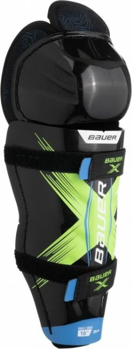 Ščitniki za goleni za otroke, Bauer X '24, črni