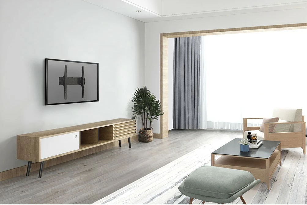 Stenski nosilec za TV Newstar FPMA-W350BLACK, 32–55 palcev, jeklo, črn